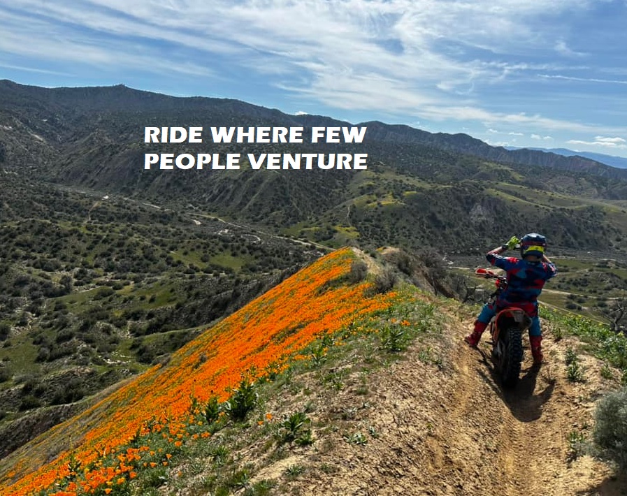 Ride where few people venture